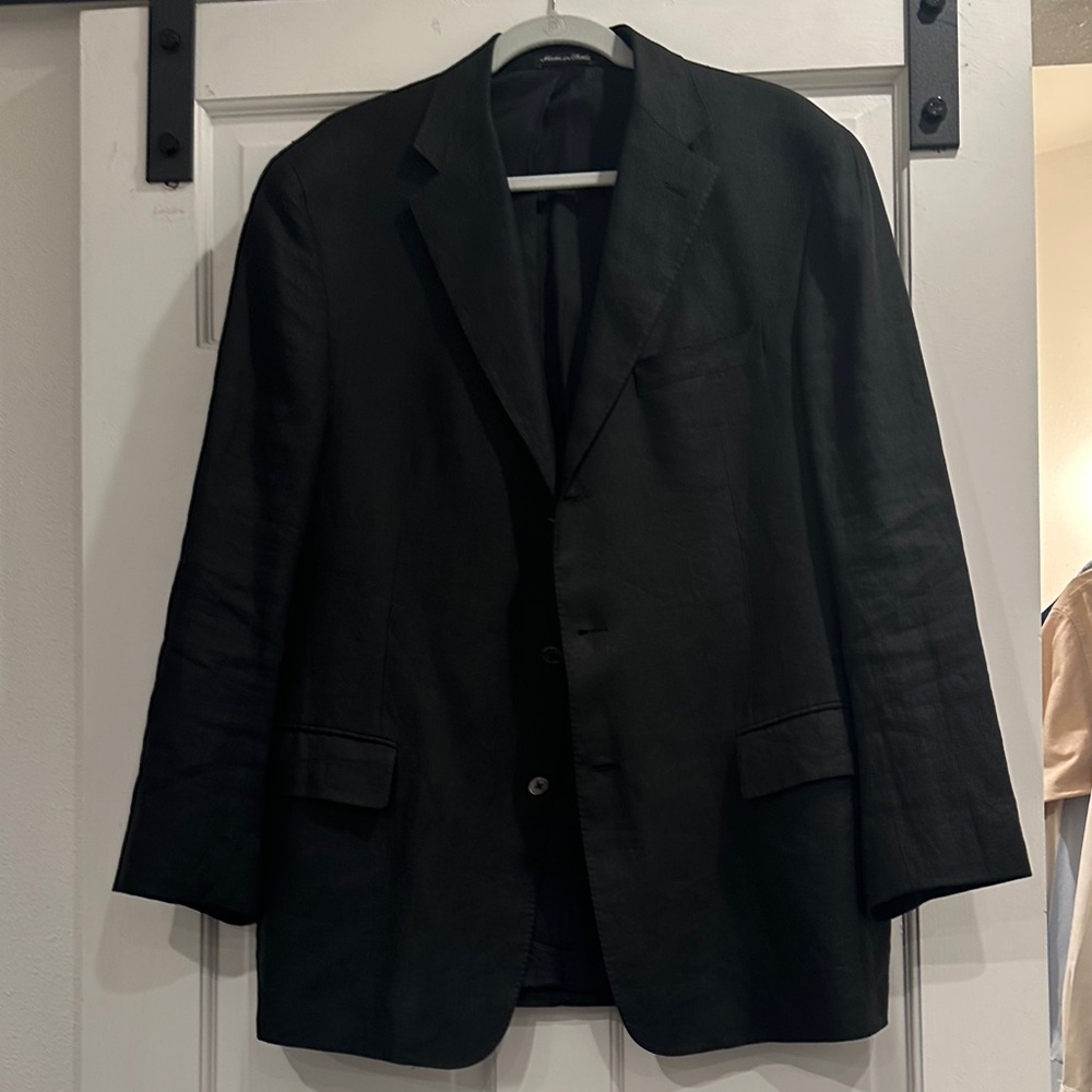 Ralph Lauren Purple Label Charcoal Blazer